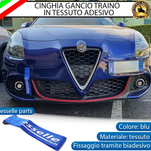 Cinghia gancio traino - blu, per