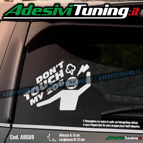 Adesivo don touch peugeot - don't, my